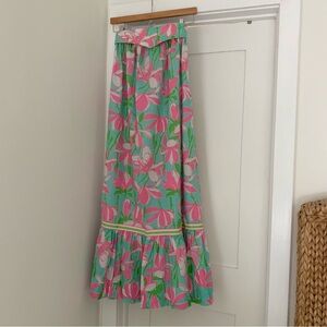Vintage The Lilly Maxi Long Skirt Lilly Pulitzer